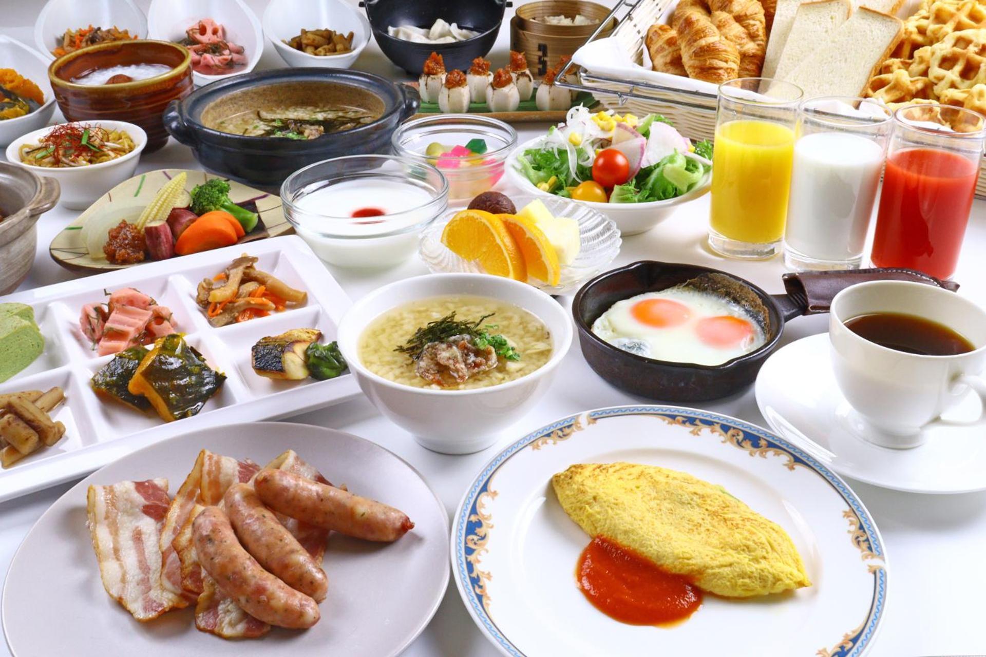 فندق مياكو جيفو ناجاراجاوا غيفو المظهر الخارجي الصورة A Japanese breakfast