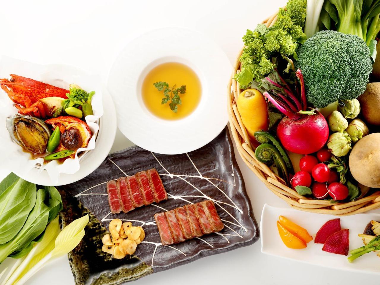 فندق مياكو جيفو ناجاراجاوا غيفو المظهر الخارجي الصورة A selection of food
